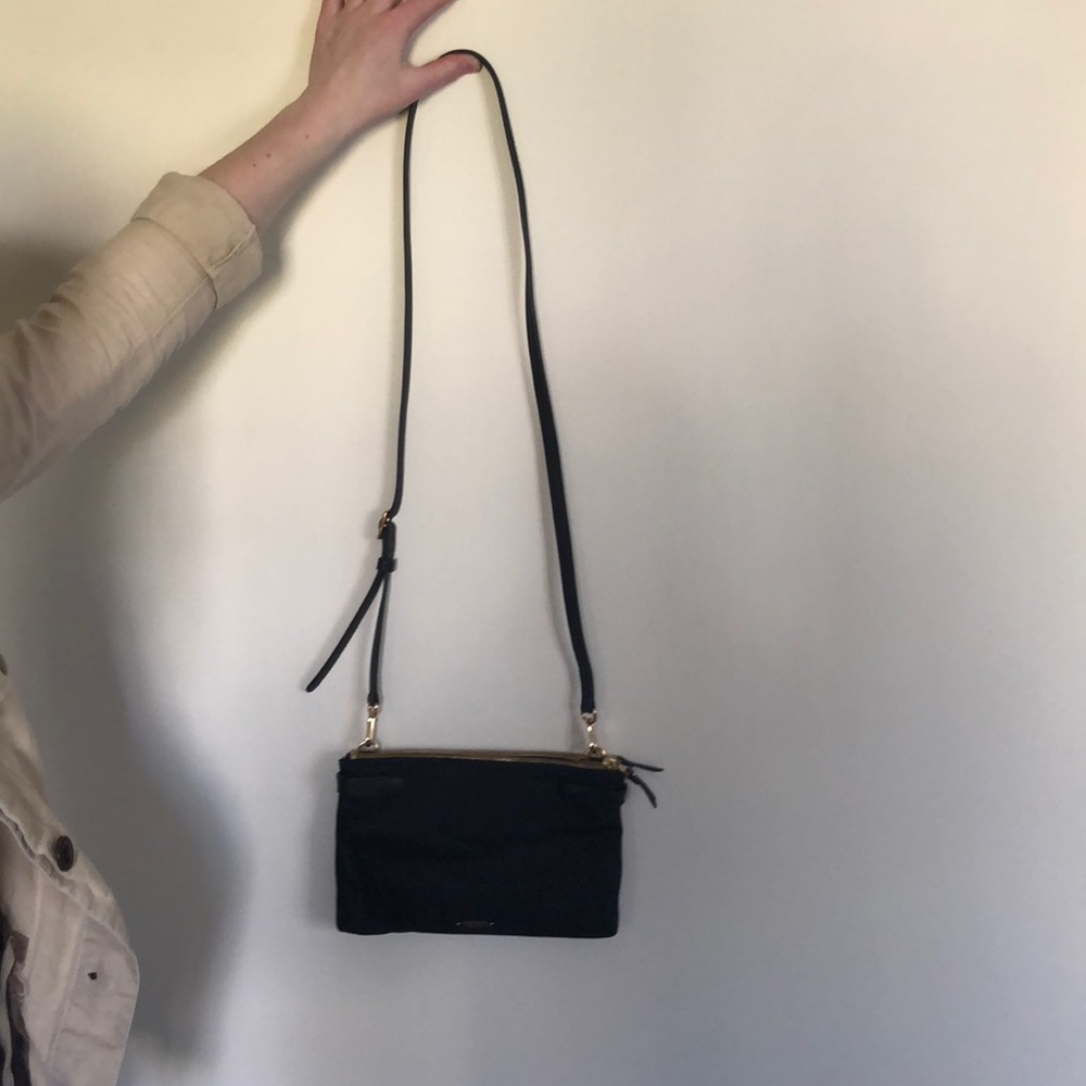 TUMI purse AND clutch, black